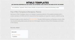 Desktop Screenshot of html5-templates.co.uk